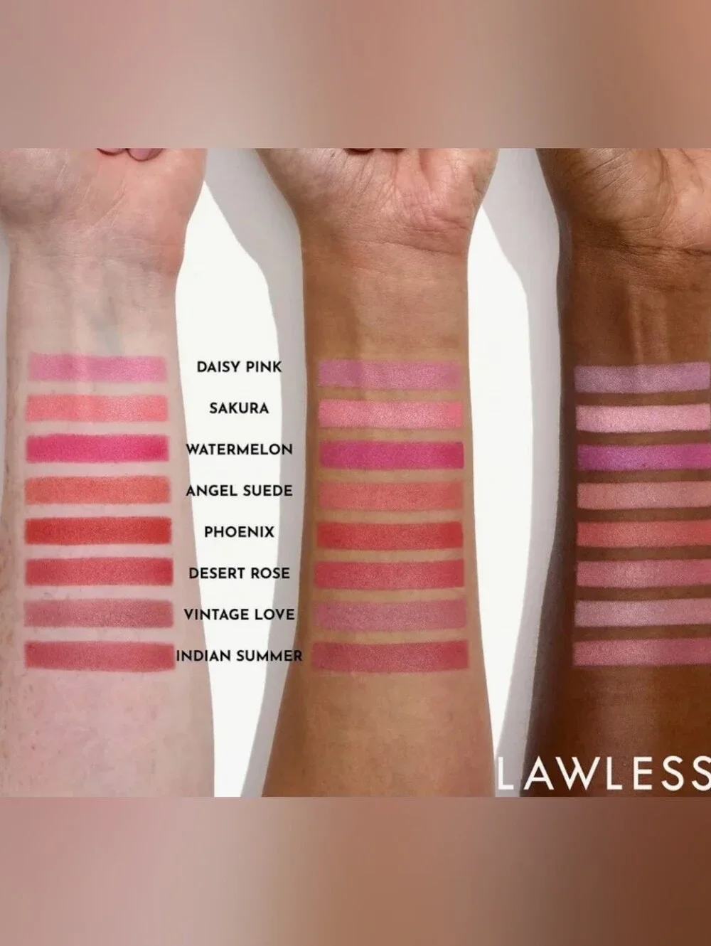 LAWLESS Make Me Blush Velvet Blush — Angel Suede
